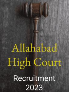 Allahabad High Court Law Clerk Trainee Recruitment 2023 Online Form for 32 Post